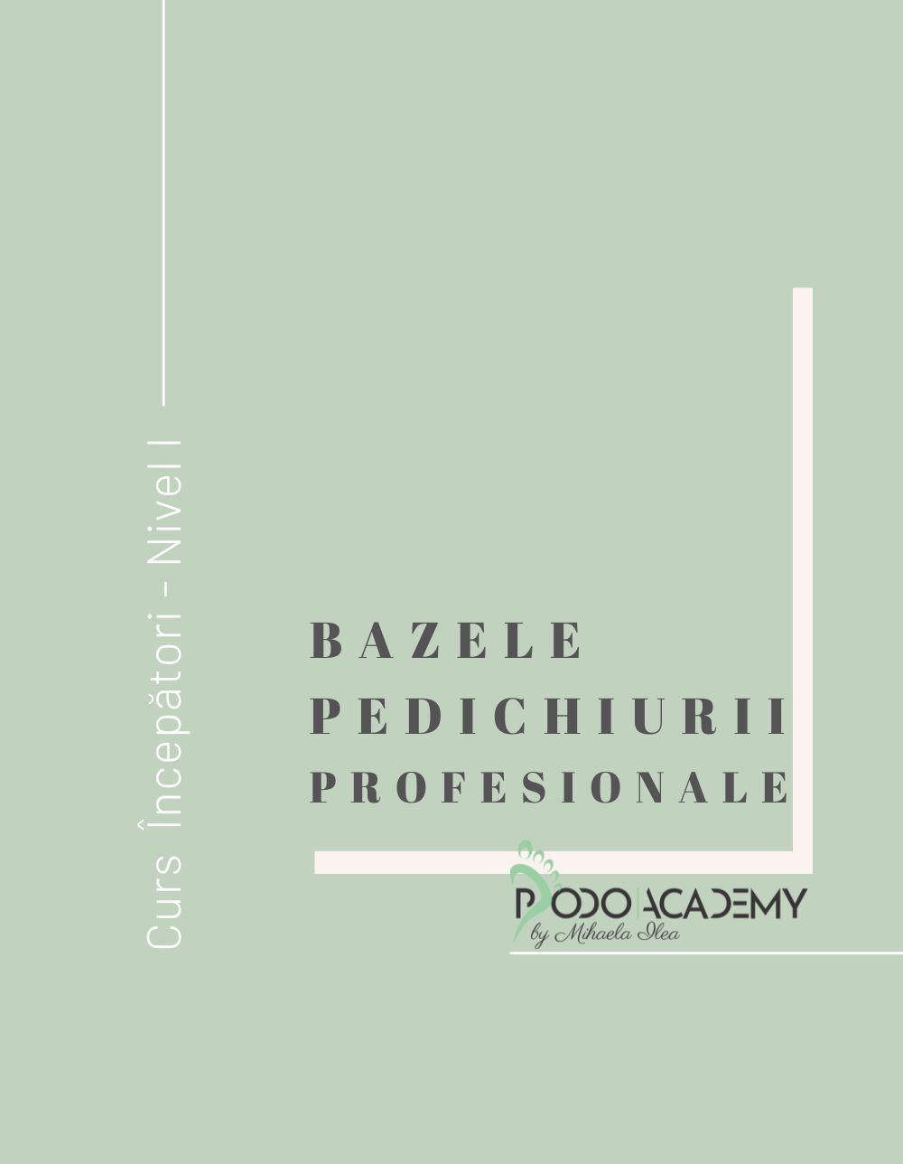Curs BAZELE PEDICHIURII PROFESIONALE – Nivel I